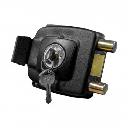 CERRADURA DE SOBREPONER ANTIMICROBIANA 1002 NEGRA