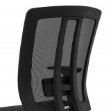 SILLA AIR MALLA NEGRA RESPALDO MEDIO