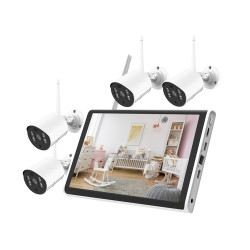 KIT WIFI TABLET 3MP 4CH C/SD TUYA