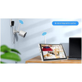 KIT WIFI TABLET 3MP 4CH C/SD TUYA